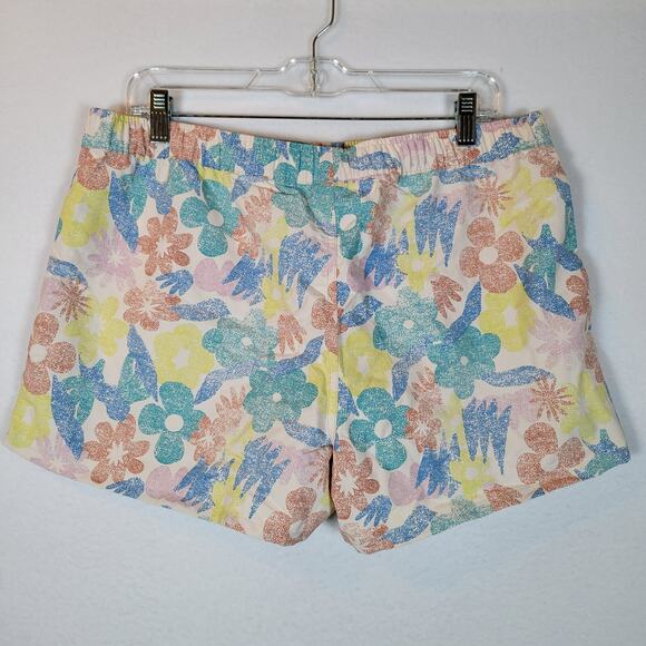 Patagonia Womens Barely Baggies Shorts Size L Multicolor Floral Hawaiian Beachy - Picture 9 of 9